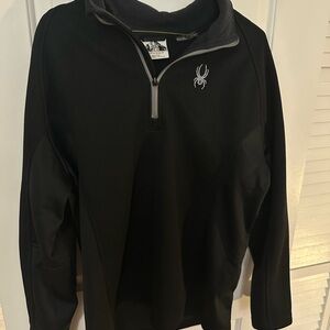 Spyder Black Half-Zip Performance Pullover